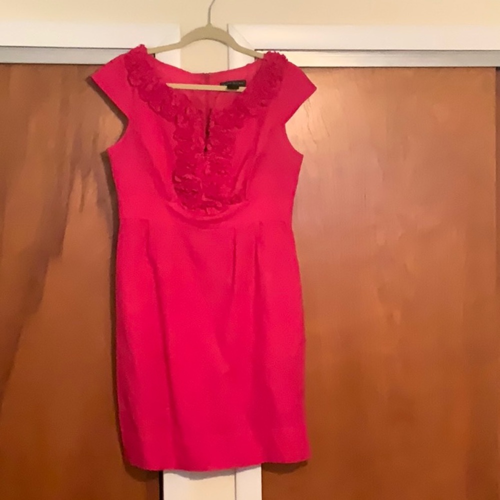 Jessica Howard Pink Ruched Sheath Mini Dress